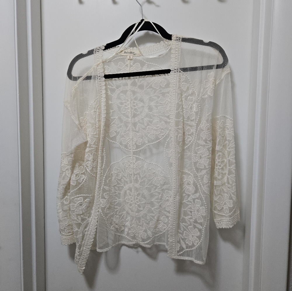 Lace Cardigan by Rebellion